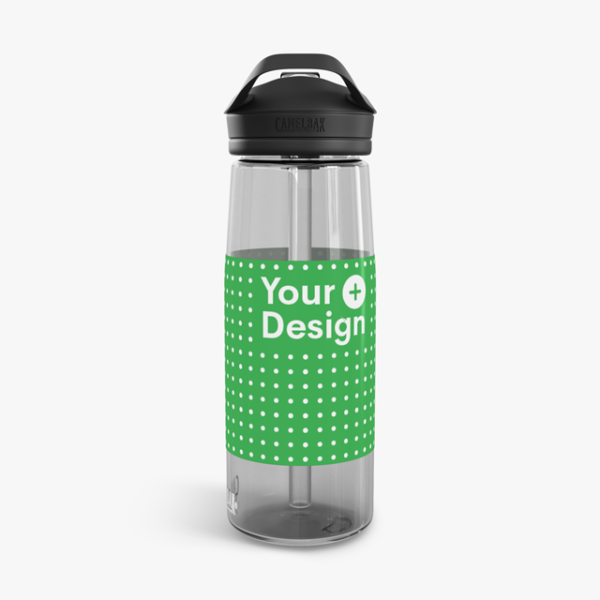 charcoal CamelBak water bottle printable area