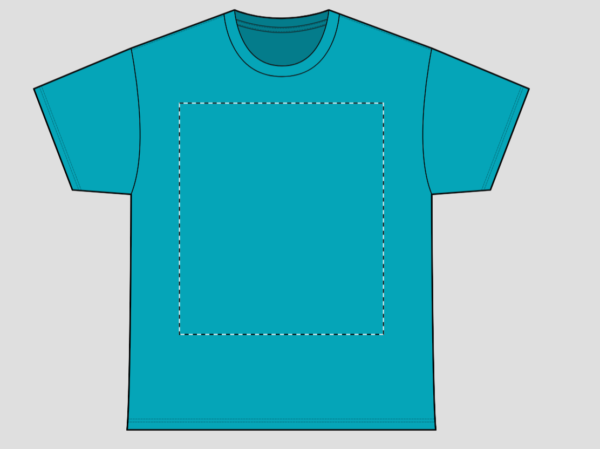 Gildan 5000 tropical blue t-shirt