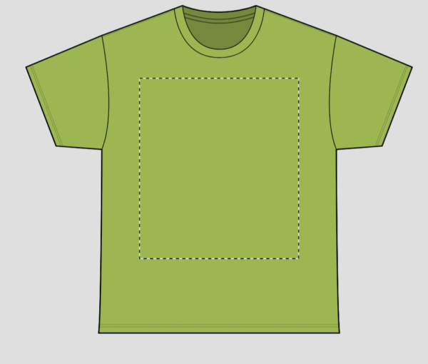 Gildan 5000 kiwi t-shirt