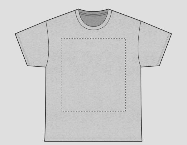 Gildan 5000 sport grey t-shirt