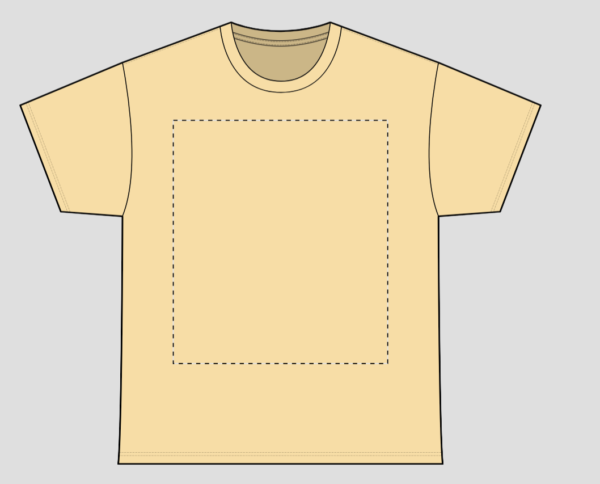 Gildan 5000 yellow haze t-shirt