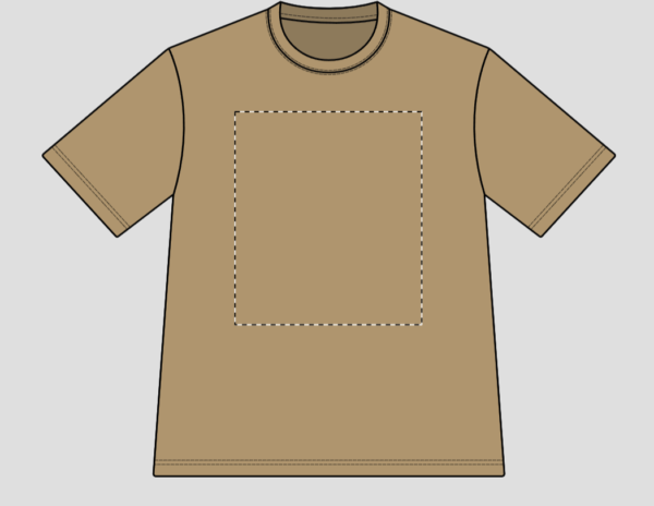 sport-tek st350 moisture wicking t-shirt coyote brown