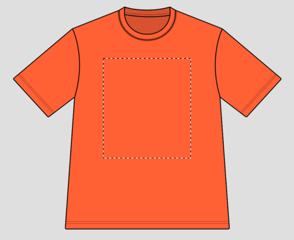 sport-tek st350 moisture wicking t-shirt neon orange